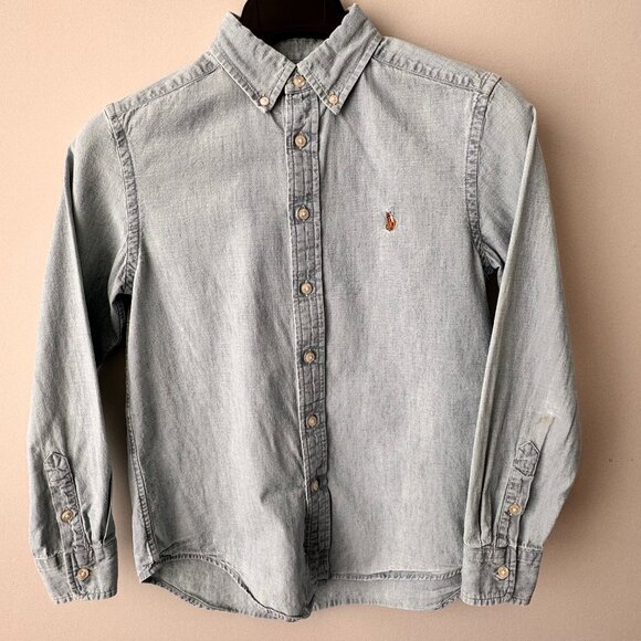 Ralph Lauren Cotton Denim Shirt - Picture 1 of 10